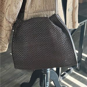 Brand new vintage leather Sharif shoulder bag